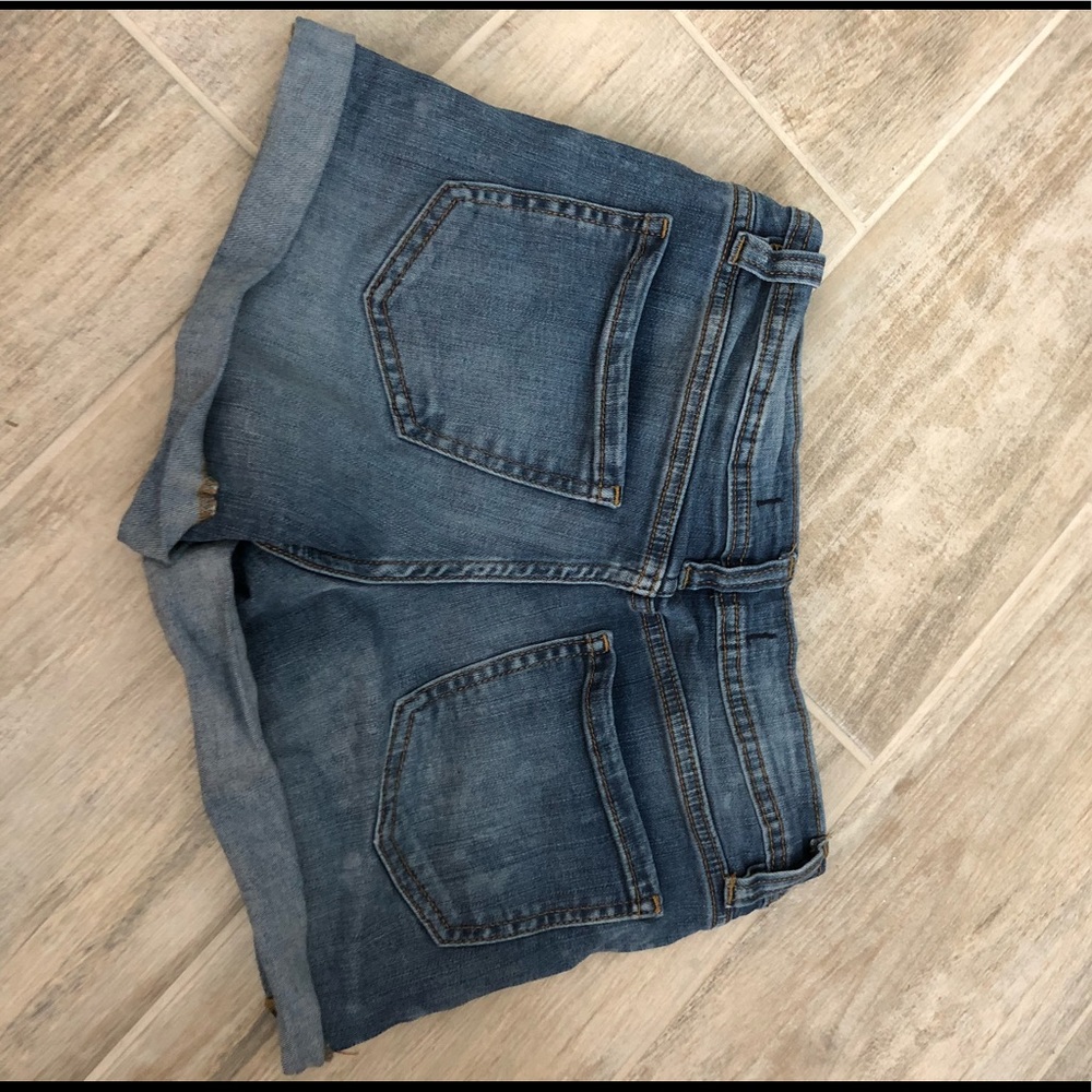 Blue jean shorts